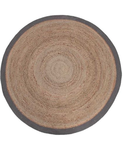 LABEL51 - Karpet Jute - diameter 150 cm - Grijs