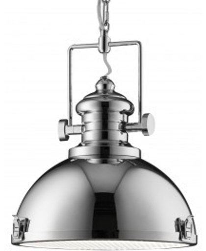 Searchlight INDUSTRIAL PENDANT - Hanglamp - 31cm - Chroom