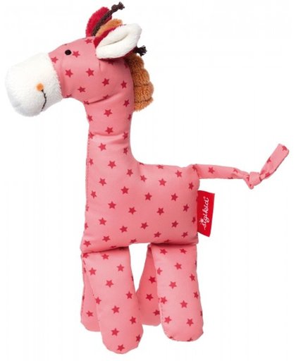 sigikid knuffeldier giraf roze 41671