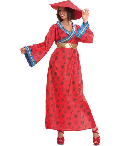 Rood Chinees kostuum voor vrouwen - Verkleedkleding