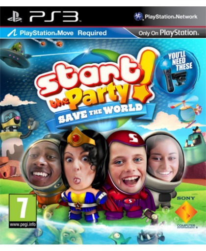 Sony Start the Party! Save the World, PS3 PlayStation 3 Engels video-game