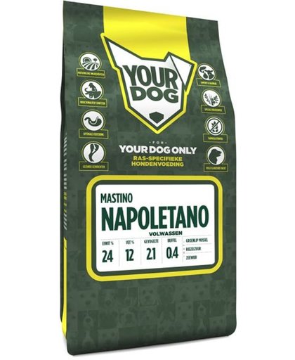 Yourdog mastino napoletano hondenvoer volwassen 3 kg