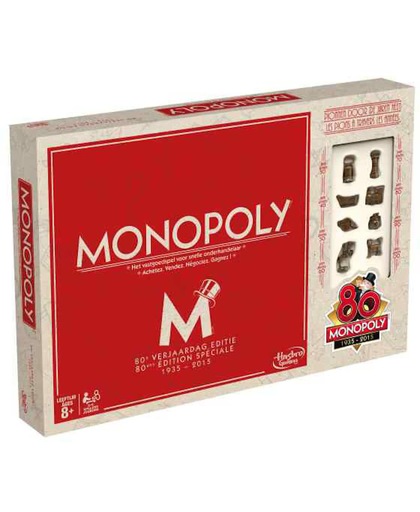 Monopoly 80ste Verjaardag Editie België - Bordspel