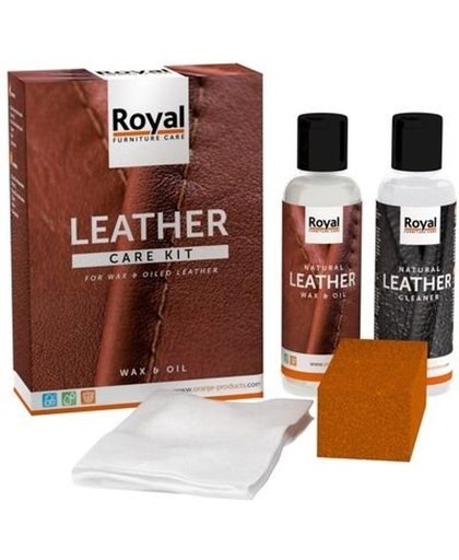 Oranje Leather Care Kit Wax en Oil (2x 150ml)