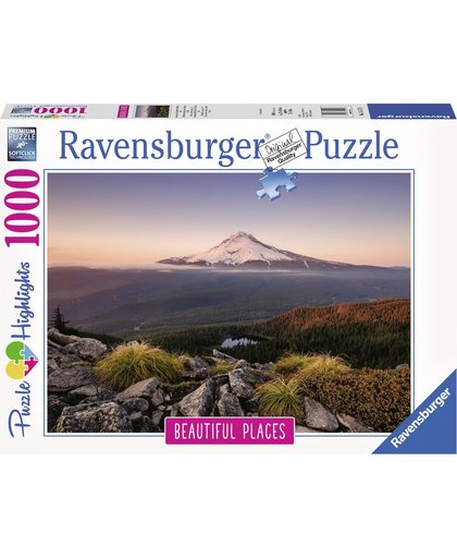 Ravensburger puzzel Stratovulkaan Mount Hood - legpuzzel - 1000 stukjes
