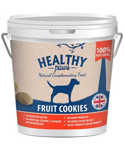 Healthy paws fruit cookies 500 gr