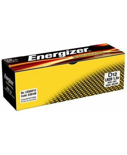 Energizer niet-oplaadbare batterijen Batterij Energizer Industrial D /pak 12