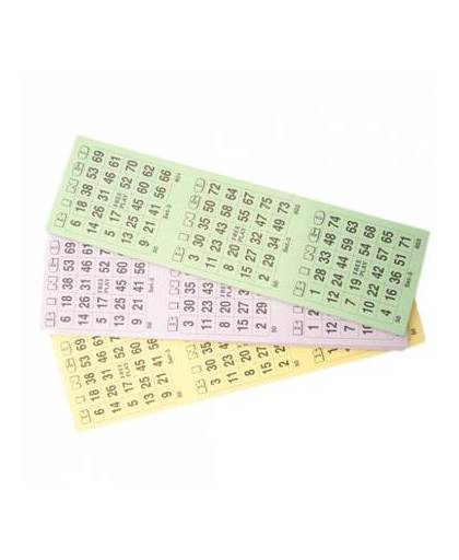 Bingo kaarten 1-75