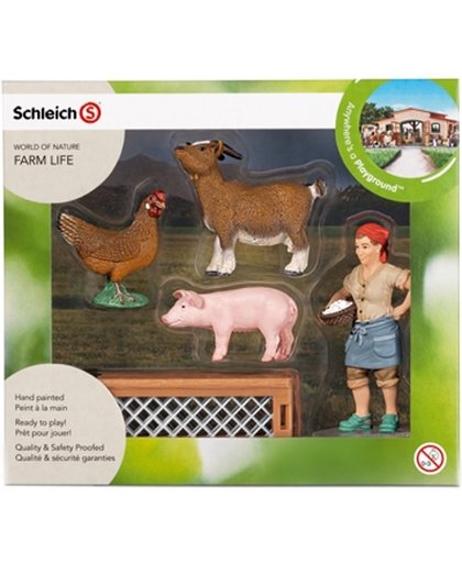 Schleich  Farm Life set boerenerf speelset 21053
