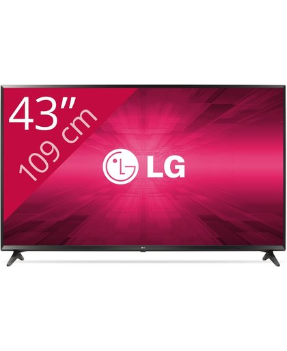 LG 43UJ630V LED TV 109,2 cm (43") 4K Ultra HD Smart TV Wi-Fi Zwart, Titanium