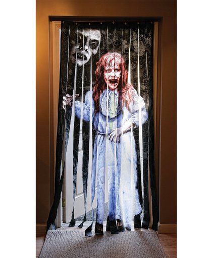 Exorcist™ deurgordijn - Feestdecoratievoorwerp