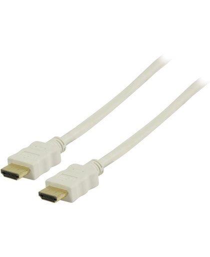 Valueline High Speed HDMI-kabel met ethernet HDMI-connector - HDMI-connector 10,0 m wit