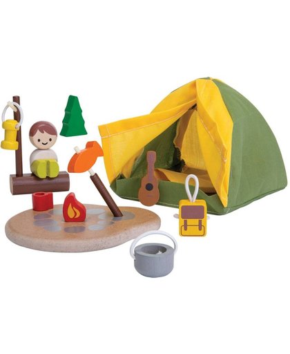 Plan Toys  Plan City houten speelstad set Camping set