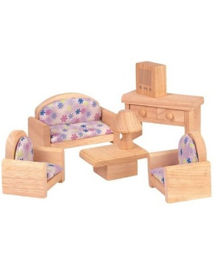 Plan Toys poppenhuis meubels klassieke Woonkamer