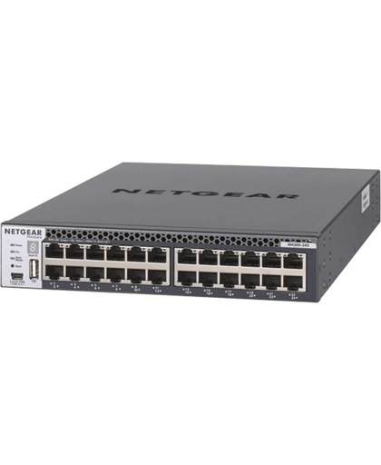 Netgear M4300-24X Managed L3 10G Ethernet (100/1000/10000) Zwart 1U