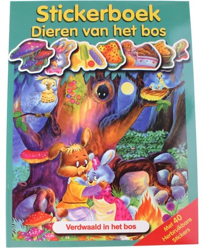 Flash Stickerboek Dieren Van Het Bos: Verdwaald In Het Bos