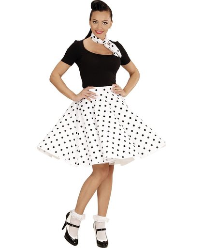 "Retro rok en sjaaltje jaren 50 voor dames - Verkleedkleding - One size"