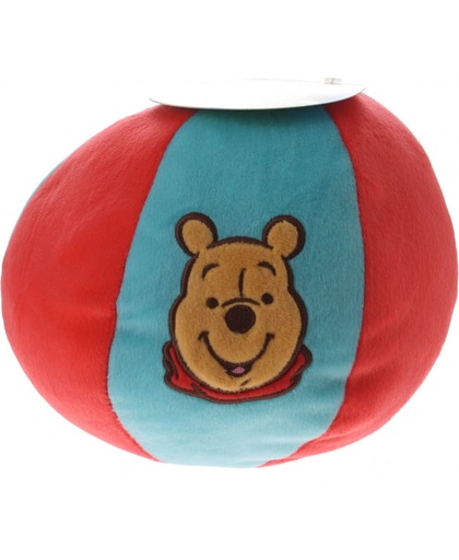 Disney Winnie The Pooh Bal Pluche Rood/blauw 20 Cm