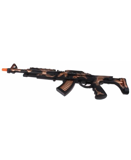 Toi-toys Geweer Ak-47 Met Geluid 60 Cm Zwart