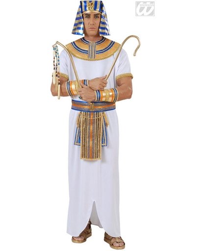 Witte Egyptische farao kostuum voor mannen - Verkleedkleding
