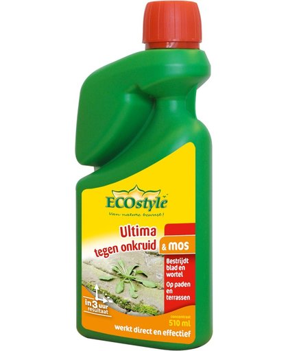 ECOstyle Ultima onkruid & mos -bestrijdt wortel en blad - concentraat 510 ml
