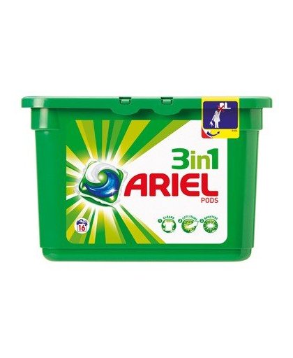 Ariel 3-in-1 pods Regular wasmiddel - 16 wasbeurten