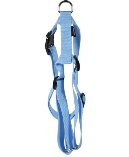 Martin sellier tuig voor hond basic nylon blauw 16 mmx35-50 cm
