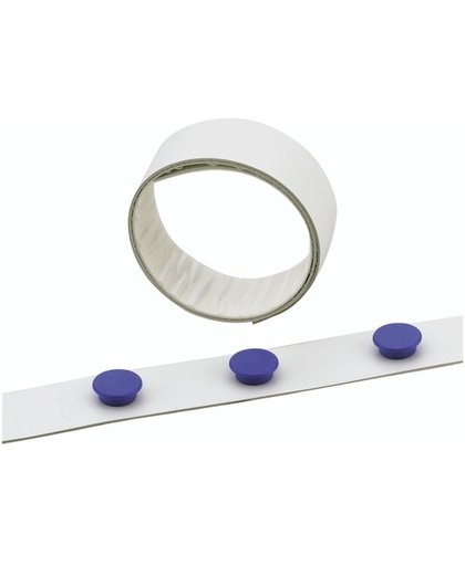 Metaalband voor magneten, zelfklevend, 5m, 35 mm, lengte individueel toe te snijden