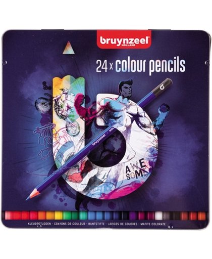 Bruynzeel Teens blik 24 kleurpotloden