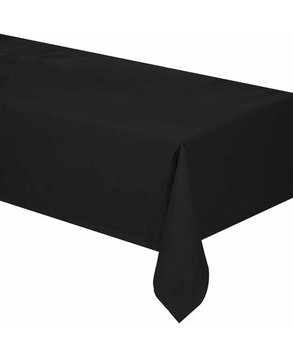 Zwart papieren tafelkleed - Feestdecoratievoorwerp