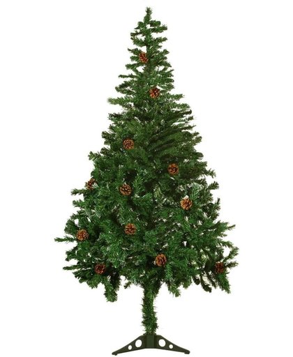 vidaXL - Kerstboom Kunstkerstboom 150x105 cm met dennenappels 60177