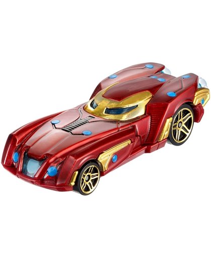 Hot Wheels Character Cars Marvel 7 Cm Rood (dxv06)