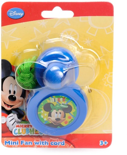 Disney Mickey Mouse Mini Ventilator Blauw 9 X 6 Cm