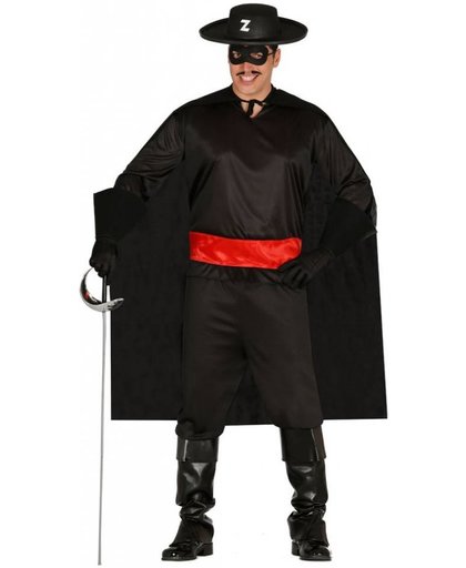 Zorro Kostuum M/L (P6-2-6)