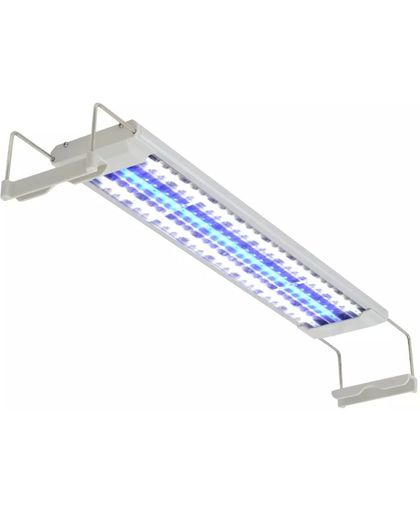 vidaXL Aquarium LED-lamp 50-60 cm aluminium IP67