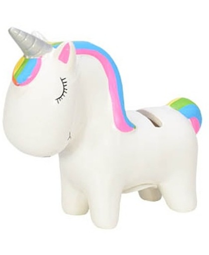 Toi-toys Spaarpot Unicorn Wit 12 Cm