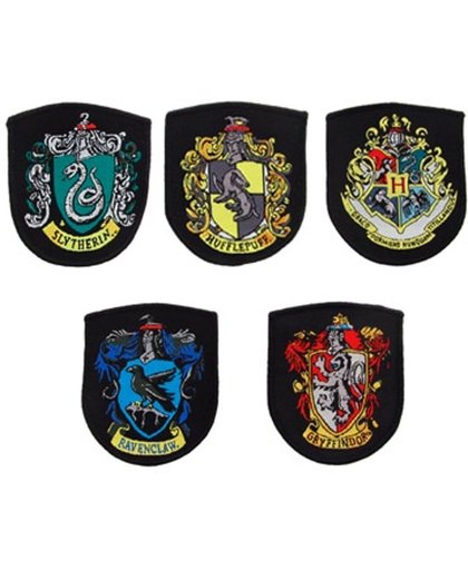 5 replica Zweinstein Harry Potter™ wapenschilden - Verkleedattribuut