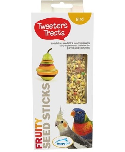 Tweeter's Treats Zaadsticks - Papegaaiensnack - Fruit