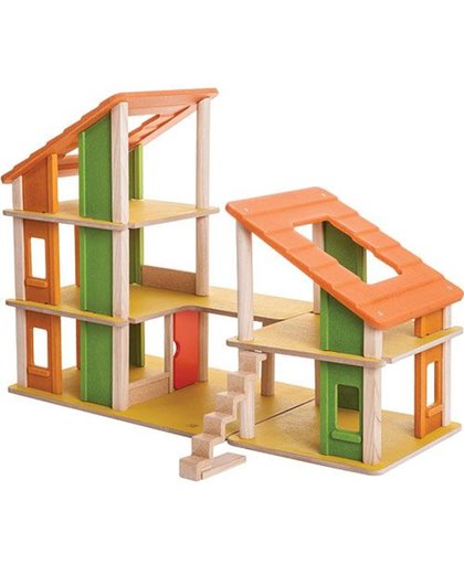 Plan Toys  houten poppenhuis poppenhuis Chalet