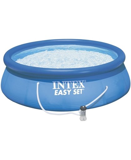 Intex Easy Set Opblaaszwembad Met Filterpomp 305 Cm Blauw