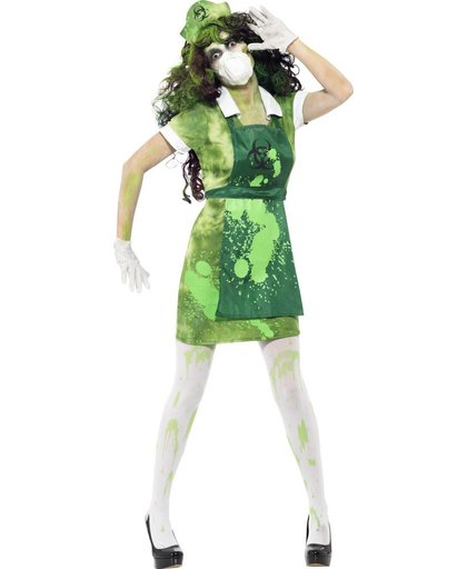 Verkleedkostuum voor dames zombie nucleaire wetenschapper Halloween artikel - Verkleedkleding