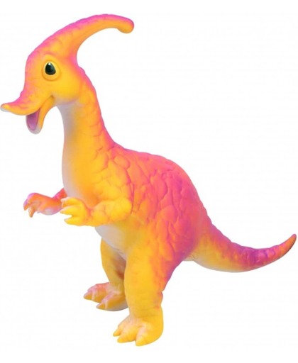 Nicnac Cartoon dinosaurus geel/oranje