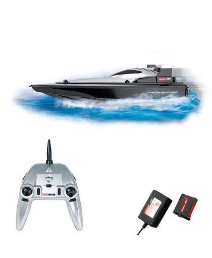 Carrera RC - Carrera RC Race Boat, black - 2,4 GHZ D/P - Li-Ion battery and charger