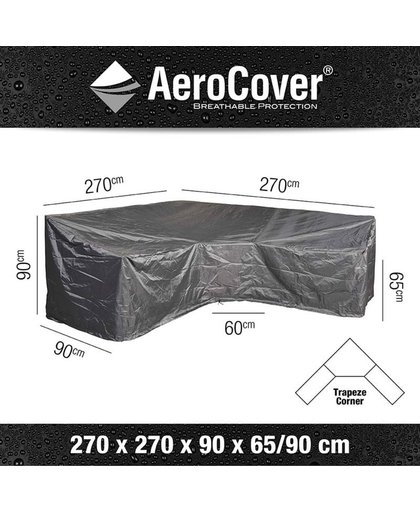 AeroCover loungesethoes hoekset trapeze 270x270x90xh65/90 - antraciet