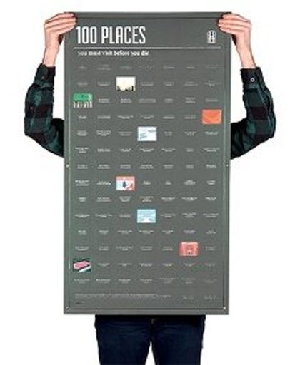 Poster 100 Places You Must Visit Before you Die