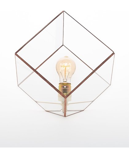 Glazen Koperen Tafellamp Liv (ø 20cm) - Hart & Ruyt