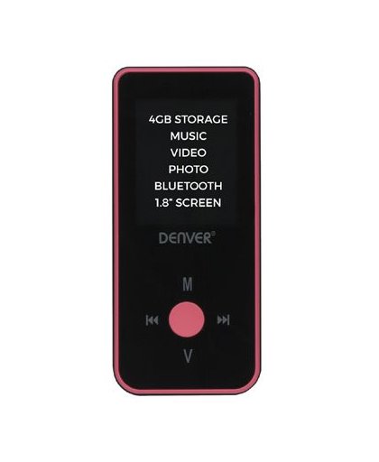 MP4 speler met Bluetooth - 4GB - roze