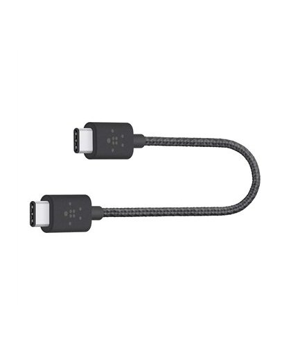 Belkin MIXIT↑ USB-C/USB-C 0.15m 0.15m USB C USB C Zwart USB-kabel