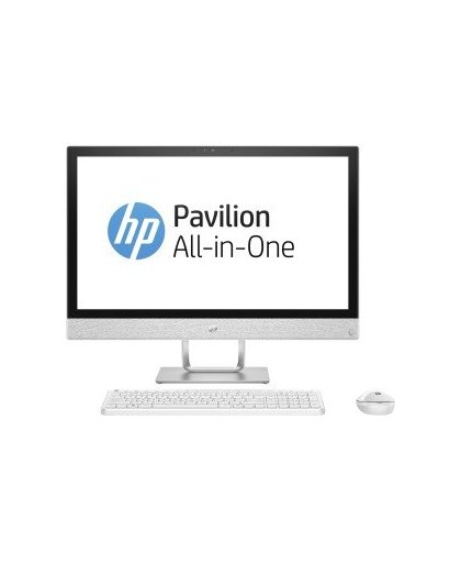 HP Pavilion 24-r050nd 60,5 cm (23.8") 1920 x 1080 Pixels 2,4 GHz Zevende generatie Intel® Core™ i5 i5-7400T Wit Alles-in-één-pc