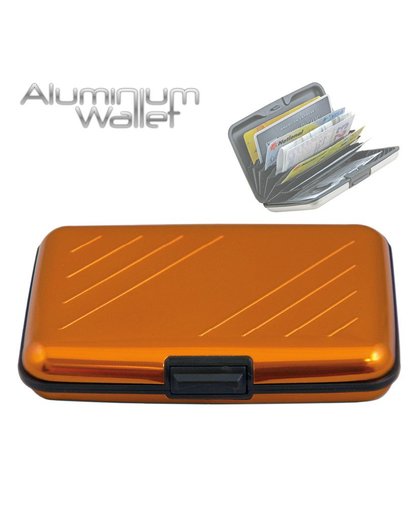 Orange Donkey Aluminium Wallet Geel
